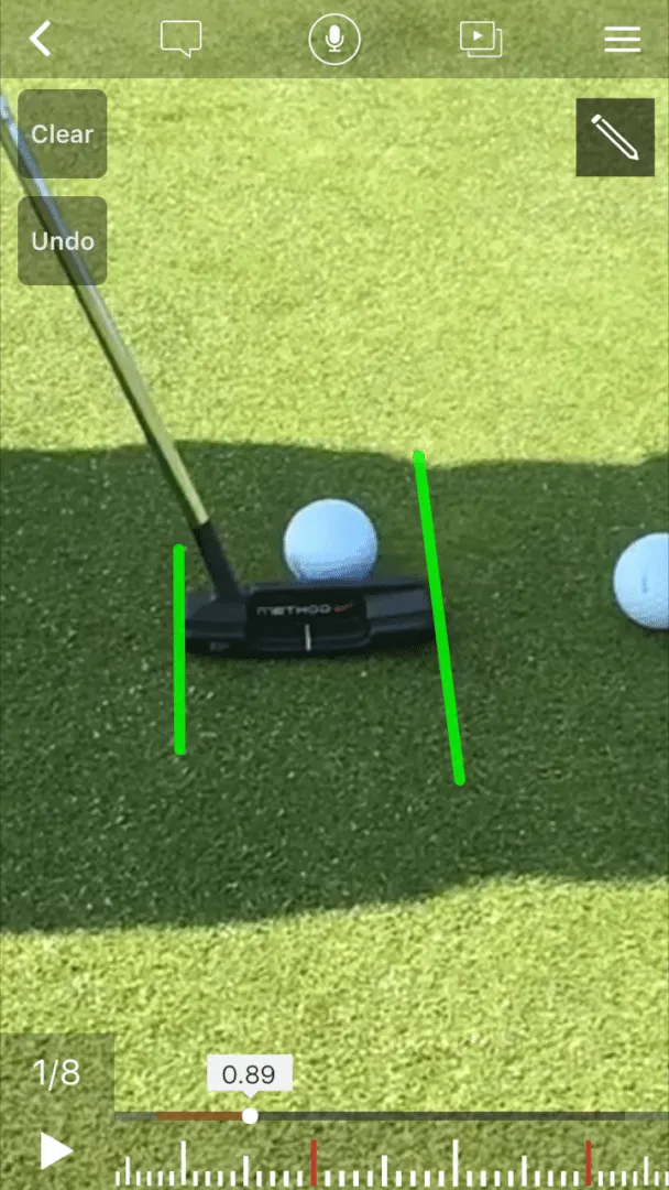 Putting: Laser Alignment